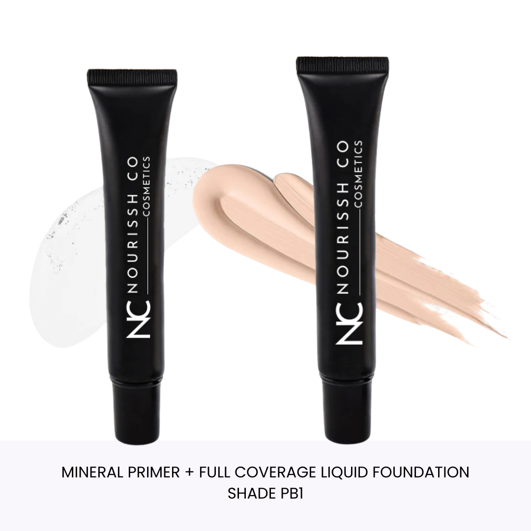 PRIMER + LIQUID FOUNDATION BUNDLE | 6 Shades [RRP $114]
